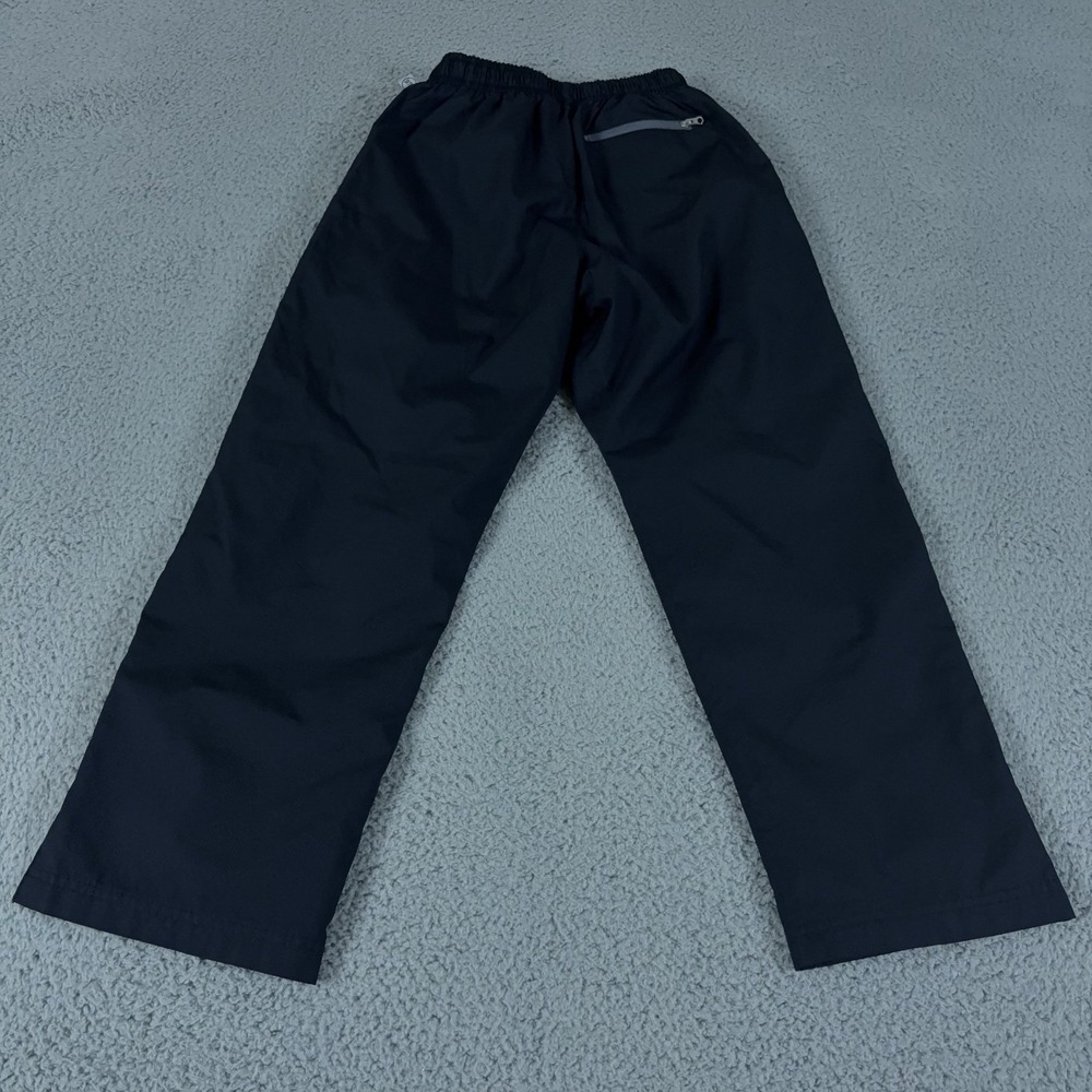 Bauer Hockey Pants Boys Small Black Lined Windbreaker Team Warm Up Ankle Zip 375 - Picture 11 of 12